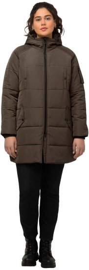 Ulla Popken HYPRAR Water Repellent Fully Lined Jacket Mocha - Takit - 