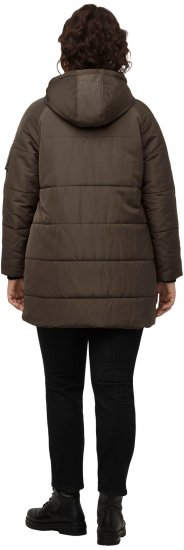 Ulla Popken HYPRAR Water Repellent Fully Lined Jacket Mocha - Takit - 