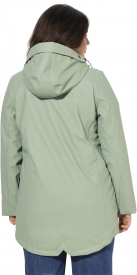 Ulla Popken HYPRAR Rain Jacket Mint Green - Takit - 