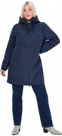 Ulla Popken HYPRAR Waterproof Jacket Navy - Takit - 