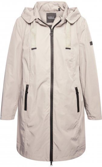 Ulla Popken HYPRAR Waterproof Jacket Medium Grey - Takit - 