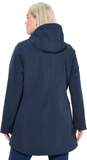 Ulla Popken HYPRAR Water-Repellent Softshell Jacket Navy - Takit - 