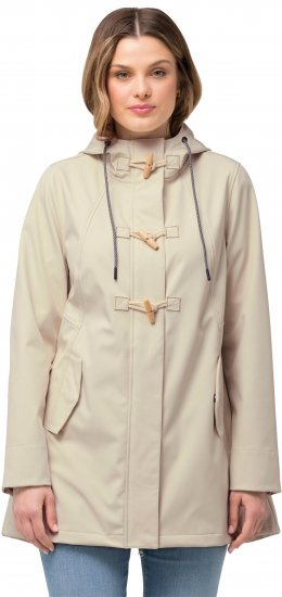 Ulla Popken HYPRAR Water-Repellent Softshell Jacket Vanilla - Takit - 