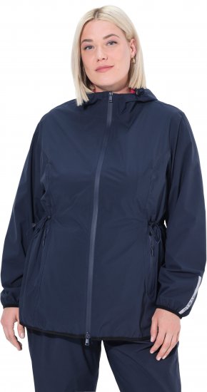 Ulla Popken Lightweight Rain Jacket Navy - Takit - 