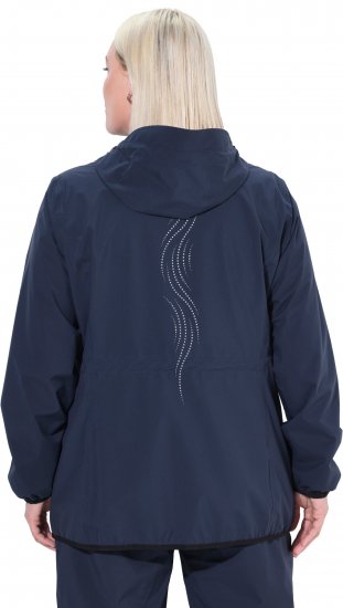 Ulla Popken Lightweight Rain Jacket Navy - Takit - 