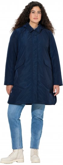 Ulla Popken HYPRAR Functional Parka Navy - Takit - 