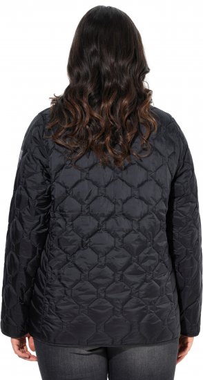 Ulla Popken HYPRAR Lightweight Quilted Water-Repellent Jacket Black - Takit - 