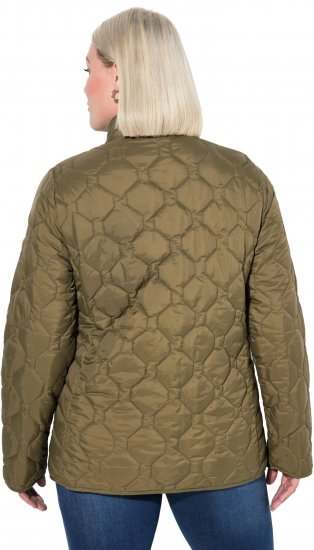 Ulla Popken HYPRAR Lightweight Quilted Water-Repellent Jacket Olive - Takit - 