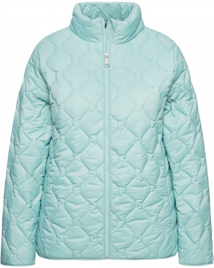 Ulla Popken HYPRAR Lightweight Quilted Water-Repellent Jacket Ice Blue - Takit - 
