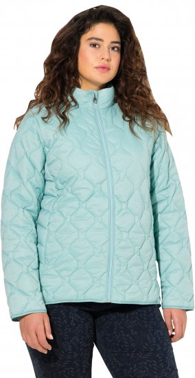 Ulla Popken HYPRAR Lightweight Quilted Water-Repellent Jacket Ice Blue - Takit - 