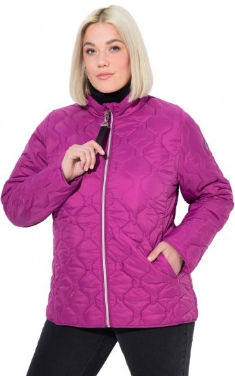 Ulla Popken HYPRAR Lightweight Quilted Water-Repellent Jacket Berry - Takit - 