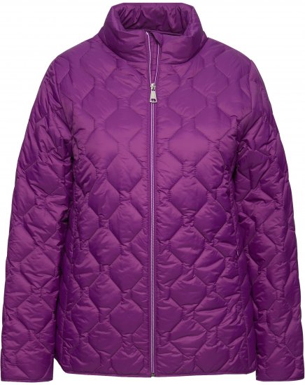 Ulla Popken HYPRAR Lightweight Quilted Water-Repellent Jacket Purple - Takit - 