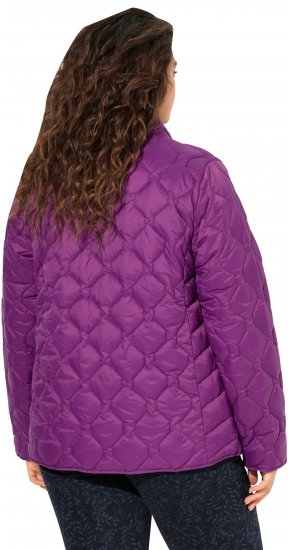 Ulla Popken HYPRAR Lightweight Quilted Water-Repellent Jacket Purple - Takit - 