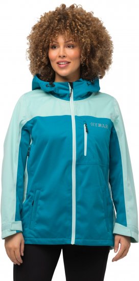 Ulla Popken HYPRAR Lightweight Triple Function Jacket Turquoise - Takit - 