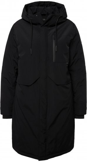 Ulla Popken HYPRAR Triple Function Recycled Fully Lined Coat Black - Takit - 