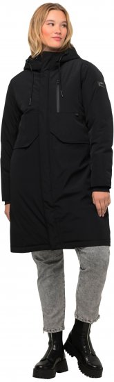 Ulla Popken HYPRAR Triple Function Recycled Fully Lined Coat Black - Takit - 