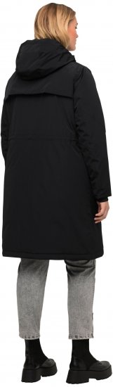Ulla Popken HYPRAR Triple Function Recycled Fully Lined Coat Black - Takit - 