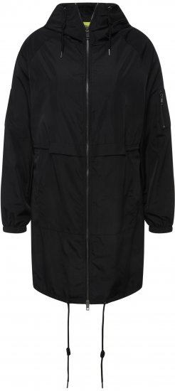 Ulla Popken Versatile Hooded Jacket Black - Takit - 