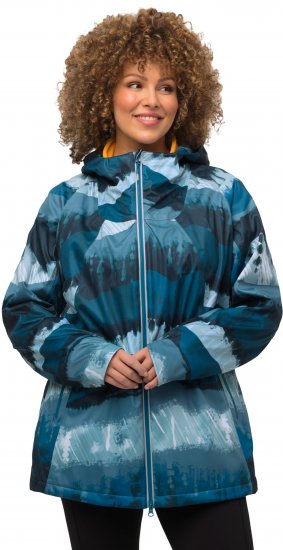 Ulla Popken HYPRAR 2-in-1 Waterproof Fitness Jacket Ink Blue - Takit - 
