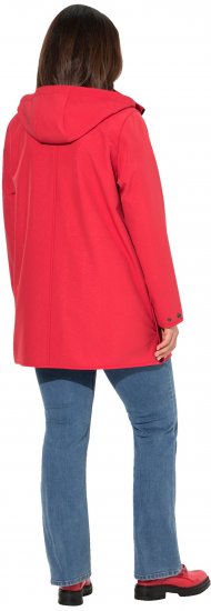 Ulla Popken HYPRAR Softshell Fleece-Lined Jacket Salsa Red - Takit - 