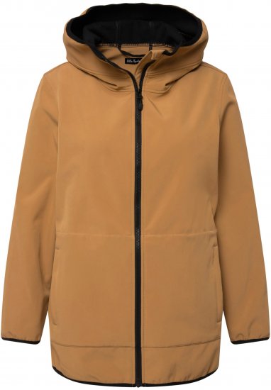 Ulla Popken 2-in-1 Quilted Fleece Lined Coat Black - Takit - 