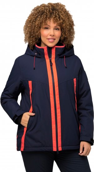 Ulla Popken HYPRAR Waterproof Triple Function Jacket Navy - Takit - 