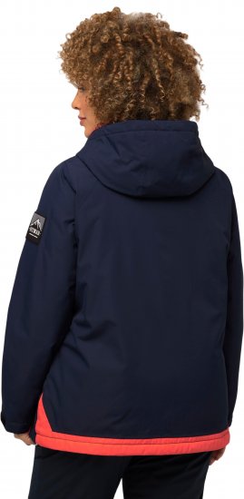 Ulla Popken HYPRAR Waterproof Triple Function Jacket Navy - Takit - 