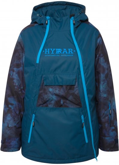 Ulla Popken Asymmetric Triple-Function Performance Ski Jacket Teal - Takit - 