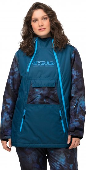 Ulla Popken Asymmetric Triple-Function Performance Ski Jacket Teal - Takit - 