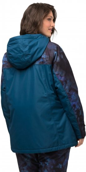 Ulla Popken Asymmetric Triple-Function Performance Ski Jacket Teal - Takit - 