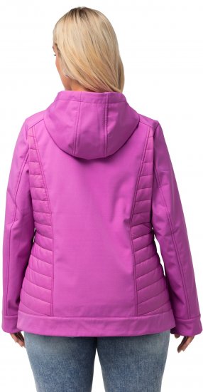 Ulla Popken Hyprar Quilt Mix Jacket Light Heather - Takit - 