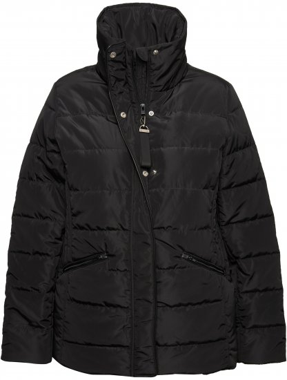 Ulla Popken Quilted Puffer Coat Black - Takit - 