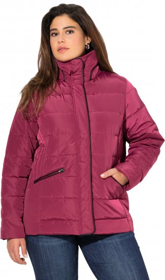 Ulla Popken Quilted Puffer Coat Carmine Red - Takit - 