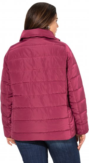 Ulla Popken Quilted Puffer Coat Carmine Red - Takit - 