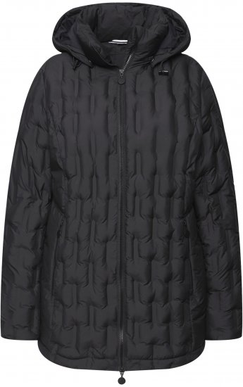 Ulla Popken HYPRAR Channel Quilted Jacket Black - Takit - 
