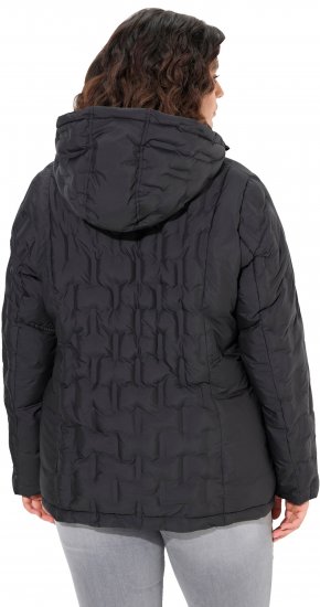 Ulla Popken HYPRAR Channel Quilted Jacket Black - Takit - 
