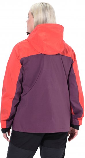 Ulla Popken HYPRAR Triple Function Jacket Dark Cherry - Takit - 