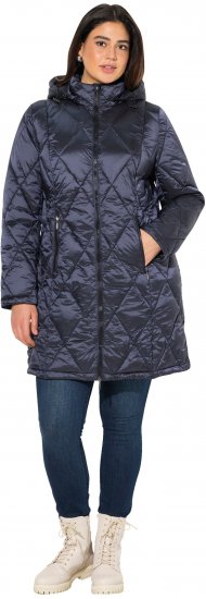 Ulla Popken HYPRAR Diamond Quilted Jacket Night Blue - Takit - 