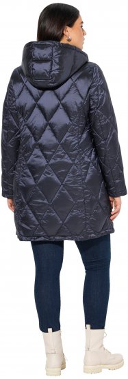 Ulla Popken HYPRAR Diamond Quilted Jacket Night Blue - Takit - 