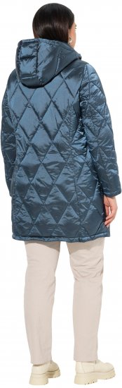 Ulla Popken HYPRAR Diamond Quilted Jacket Teal - Takit - 