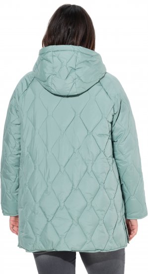 Ulla Popken HYPRAR Quilted Water Repellent Jacket Mint Green - Takit - 