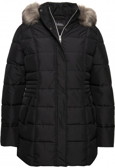 Ulla Popken HYPRAR Quilted Jacket Black - Takit - 