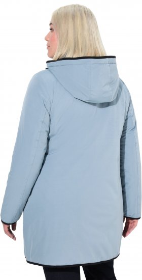 Ulla Popken HYPRAR Reversible Quilted Jacket Grey Blue - Takit - 