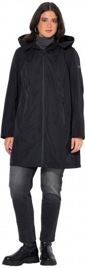Ulla Popken HYPRAR Waterproof Jacket Black - Takit - 