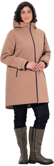 Ulla Popken HYPRAR Triple-Function Longline Jacket Camel - Takit - 