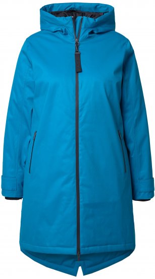 Ulla Popken HYPRAR Triple-Function Longline Jacket Turquoise - Takit - 