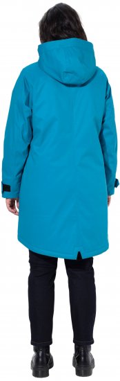 Ulla Popken HYPRAR Triple-Function Longline Jacket Turquoise - Takit - 