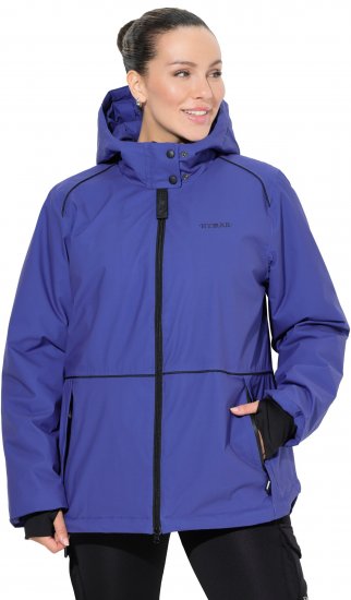 Ulla Popken HYPRAR Triple Function Coat Blueberry - Takit - 