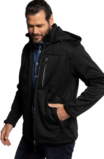 JP1880 Jacket Fleece Lined Softshell Black - Takit - Miesten Takit, isot koot – 2XL – 12XL