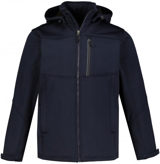 JP1880 Jacket Fleece Lined Softshell Navy - Takit - Miesten Takit, isot koot – 2XL – 12XL